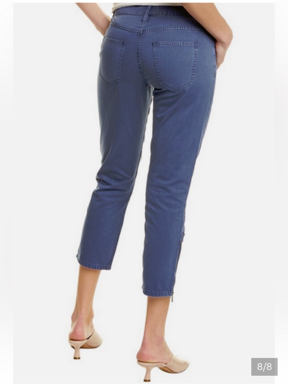 NWT Current/Elliott The Debbie Bijou Blue Crop